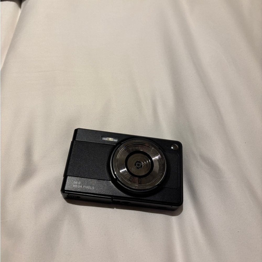 Black digital camera